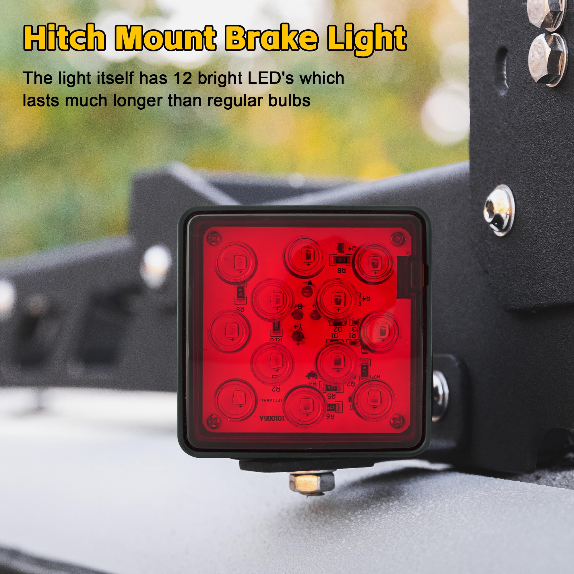 MAXXHAUL 50021 integrated brake light adds rear signaling