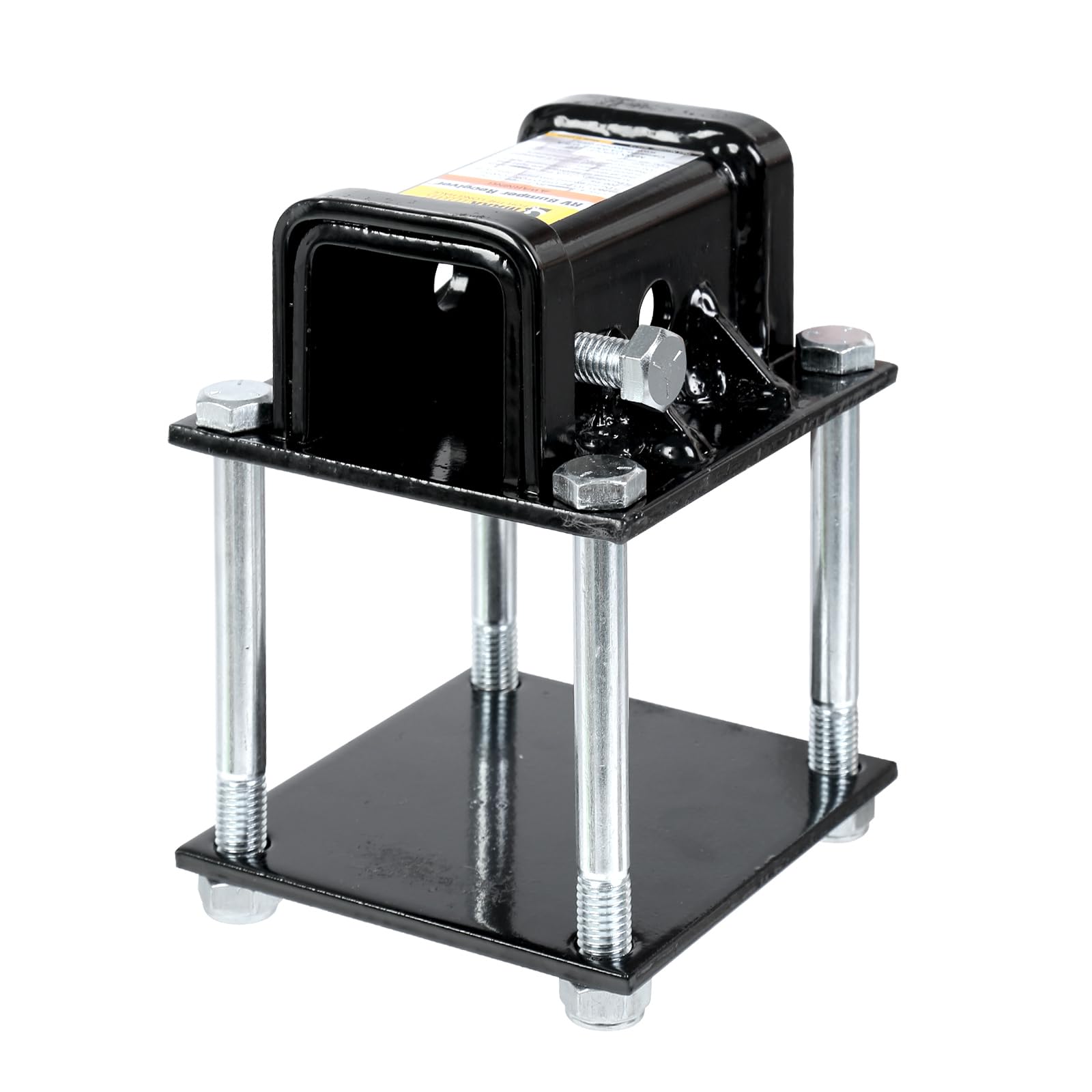 MaxxHaul 50173 hitch receiver installed on a 4-inch bumper for versatile use