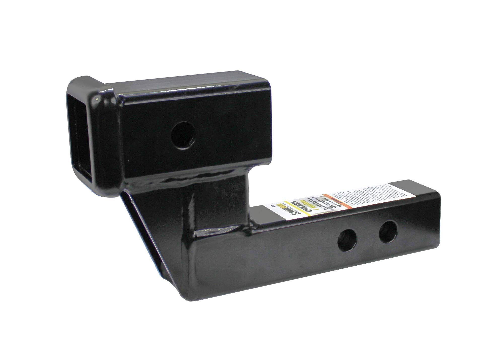MAXXHAUL 50397 hitch riser installed on a 2-inch receiver for added ground clearance.