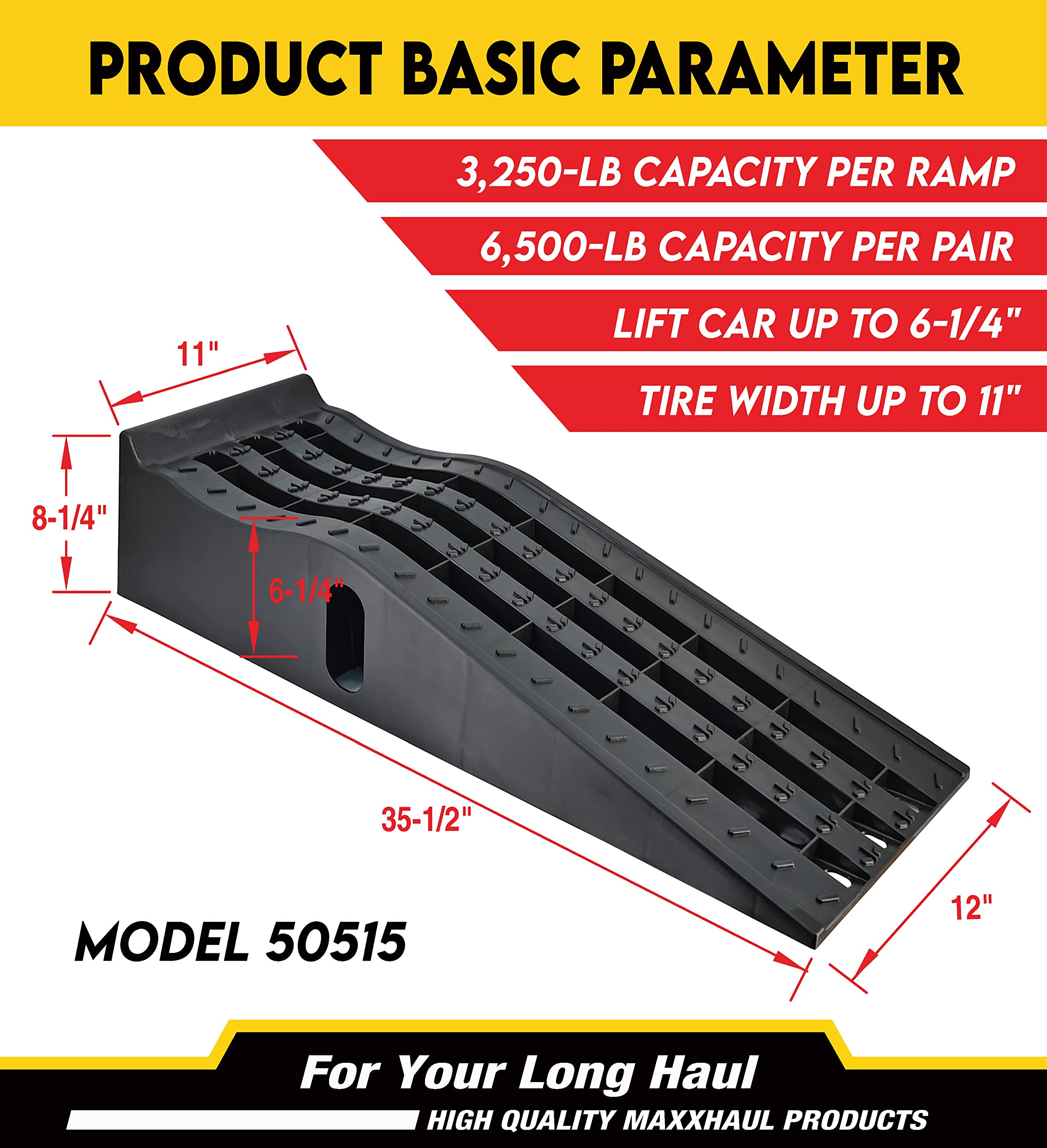 MaxxHaul 50515 two-pack heavy-duty ramps offering reliable support during undercarriage work