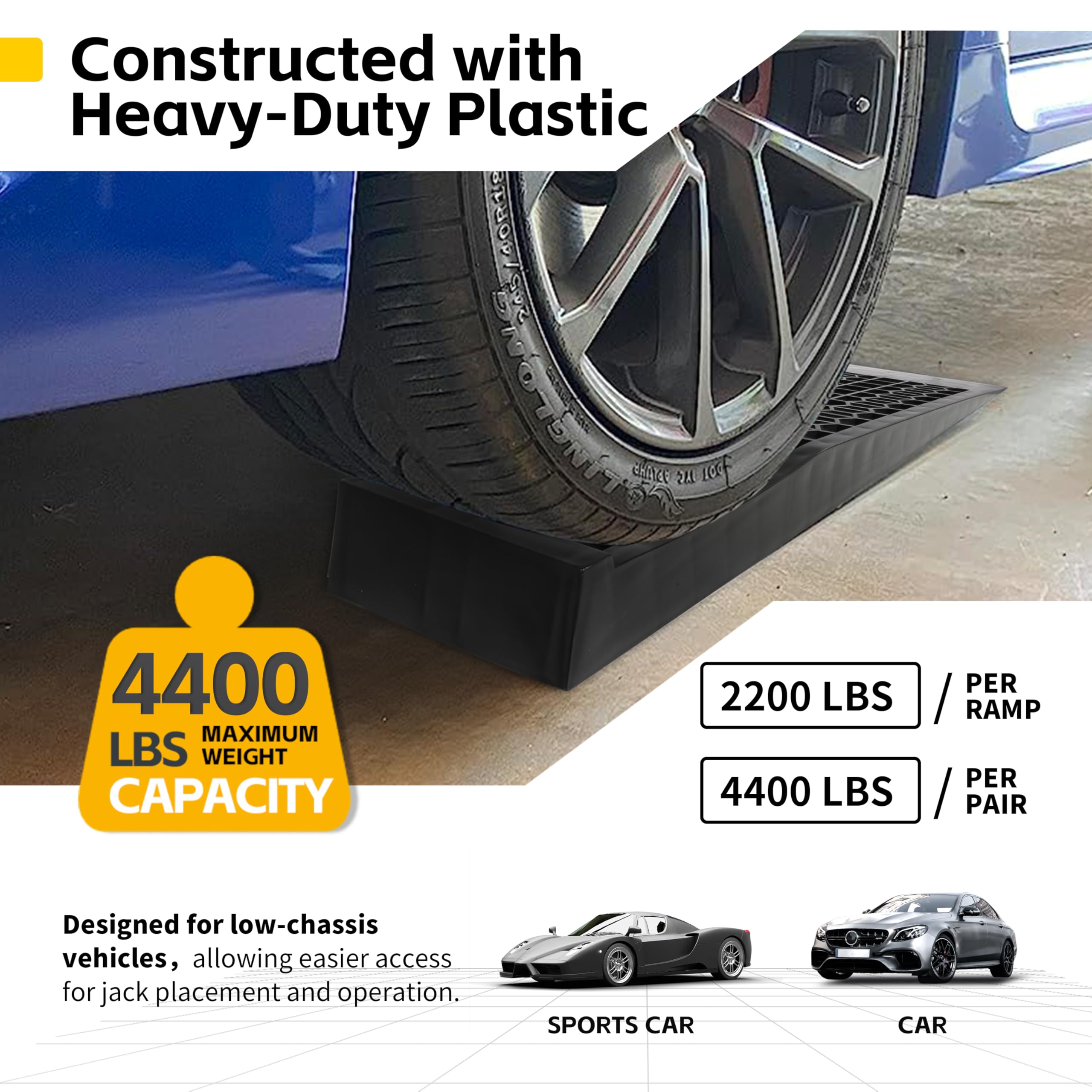 MAXXHAUL 50516 low clearance access showing ramp angle and underside visibility