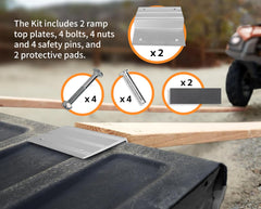 MAXXHAUL 50946 tailgate protection pads cushion tailgate during loading.