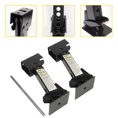 MaxxHaul 50970 stabilizer jacks set includes two units for dual support.