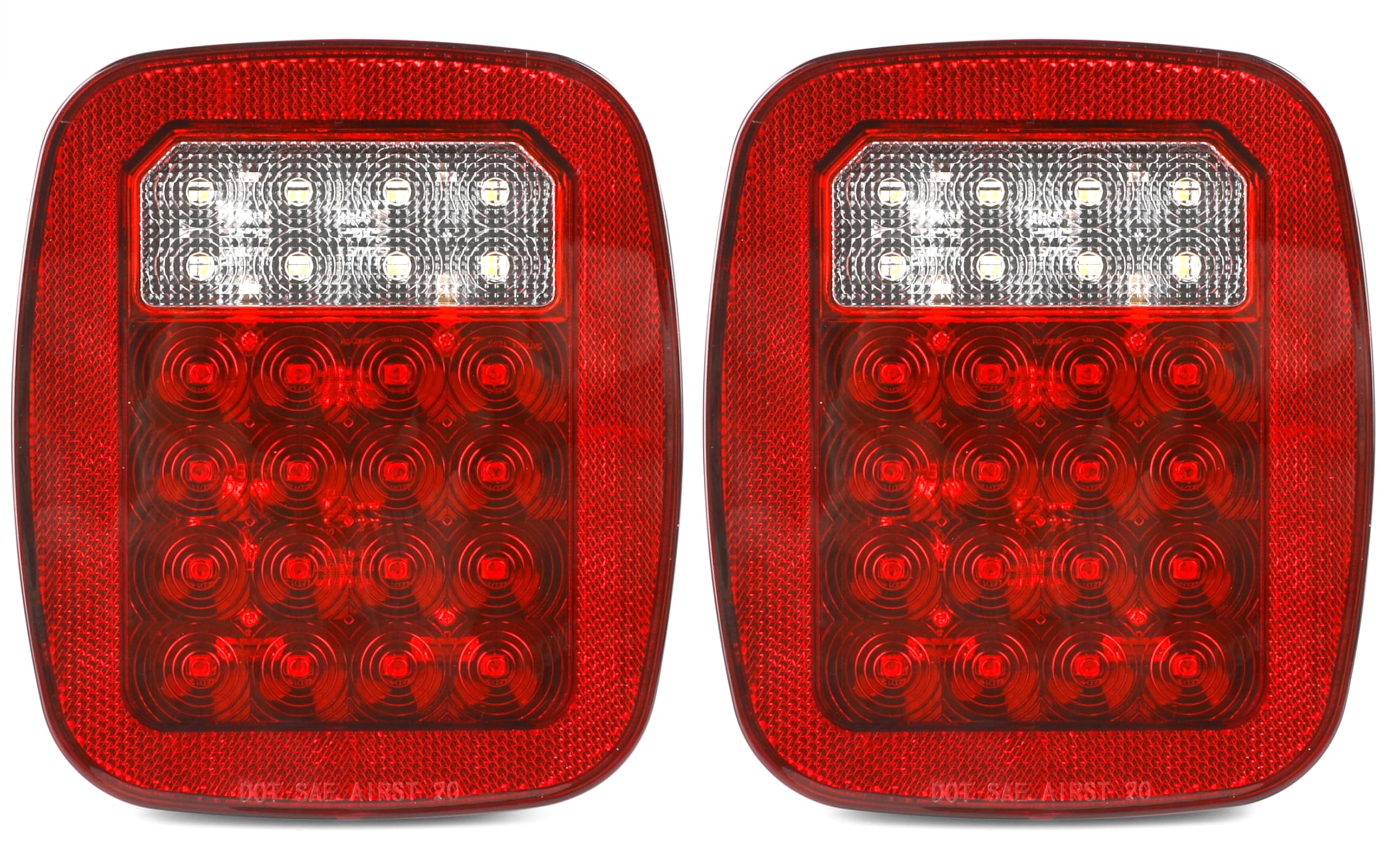 MAXXHAUL 80685 tail light side view, durable 28-LED signaling for trucks and trailers