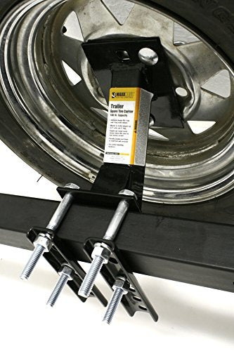 Angled mount on MAXXHAUL carrier provides extra tire clearance