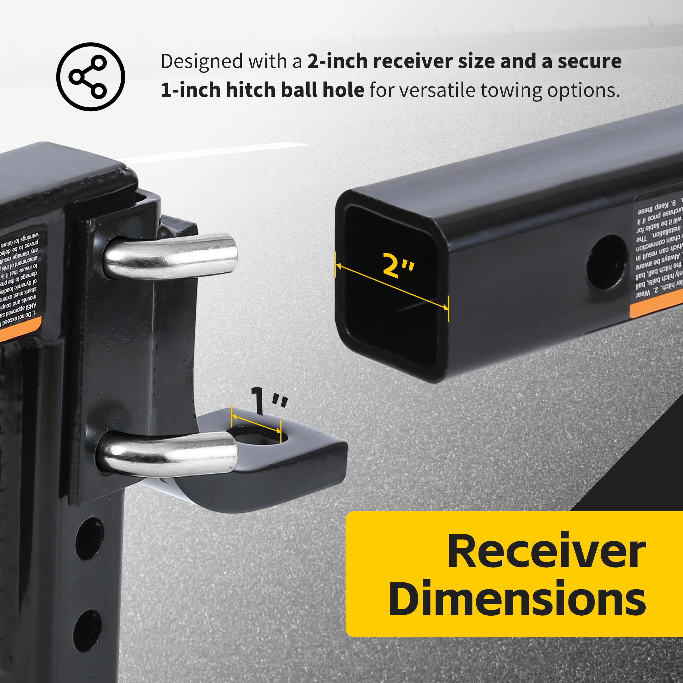 MaxxHaul 5 inch drop configuration demonstrates level towing on uneven terrain