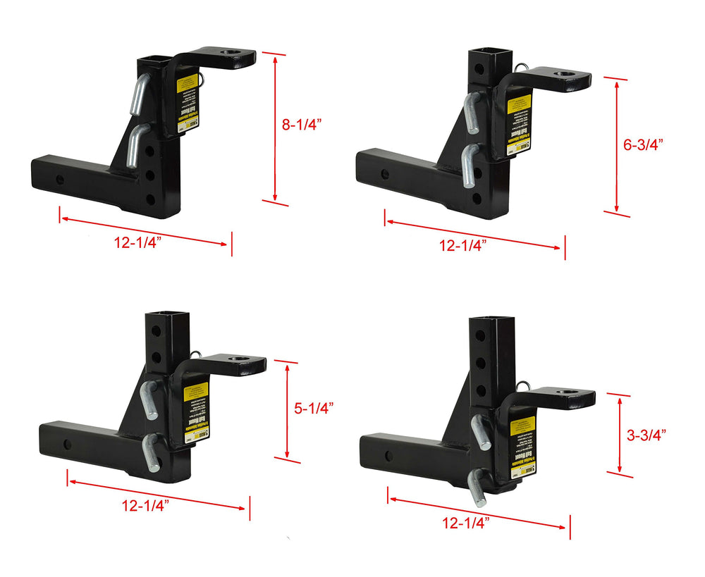 MaxxHaul 6 inch rise option for adaptable hitch height