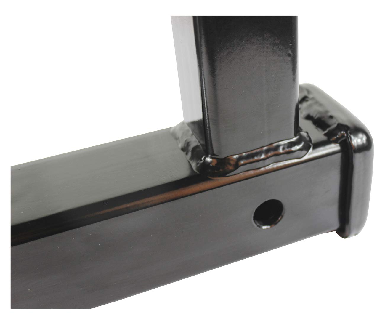 MAXXHAUL dual hitch extension fits standard 2x2 Class III and IV receivers for versatile mounting.