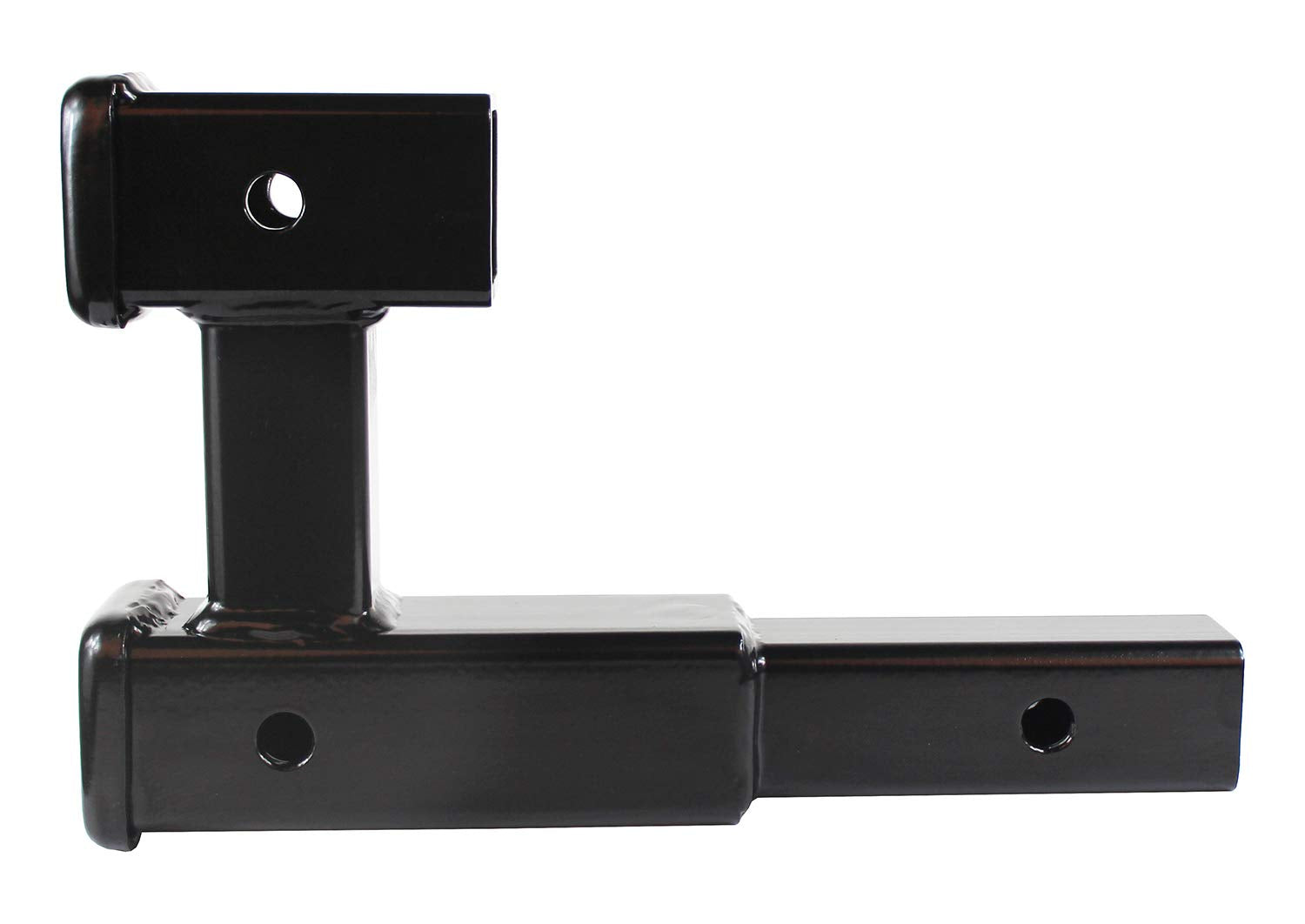 MAXXHAUL dual hitch extension rated up to 5,000 lbs gross trailer weight.