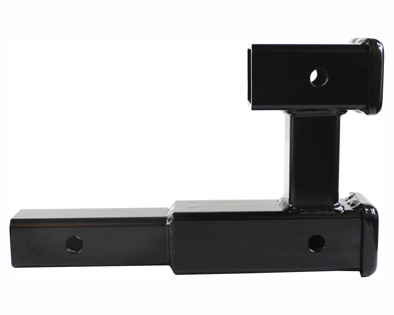 MAXXHAUL dual hitch extension upper receiver for hitch-mounted accessories like bike racks.