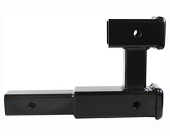 MAXXHAUL dual hitch extension upper receiver for hitch-mounted accessories like bike racks.