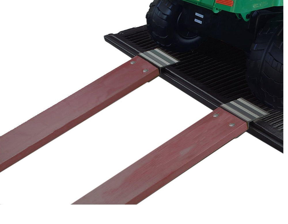 MAXXHAUL non-skid top surface enhances traction during loading.