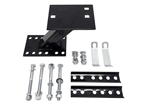 Sturdy MAXXHAUL steel with black powder coat resists corrosion