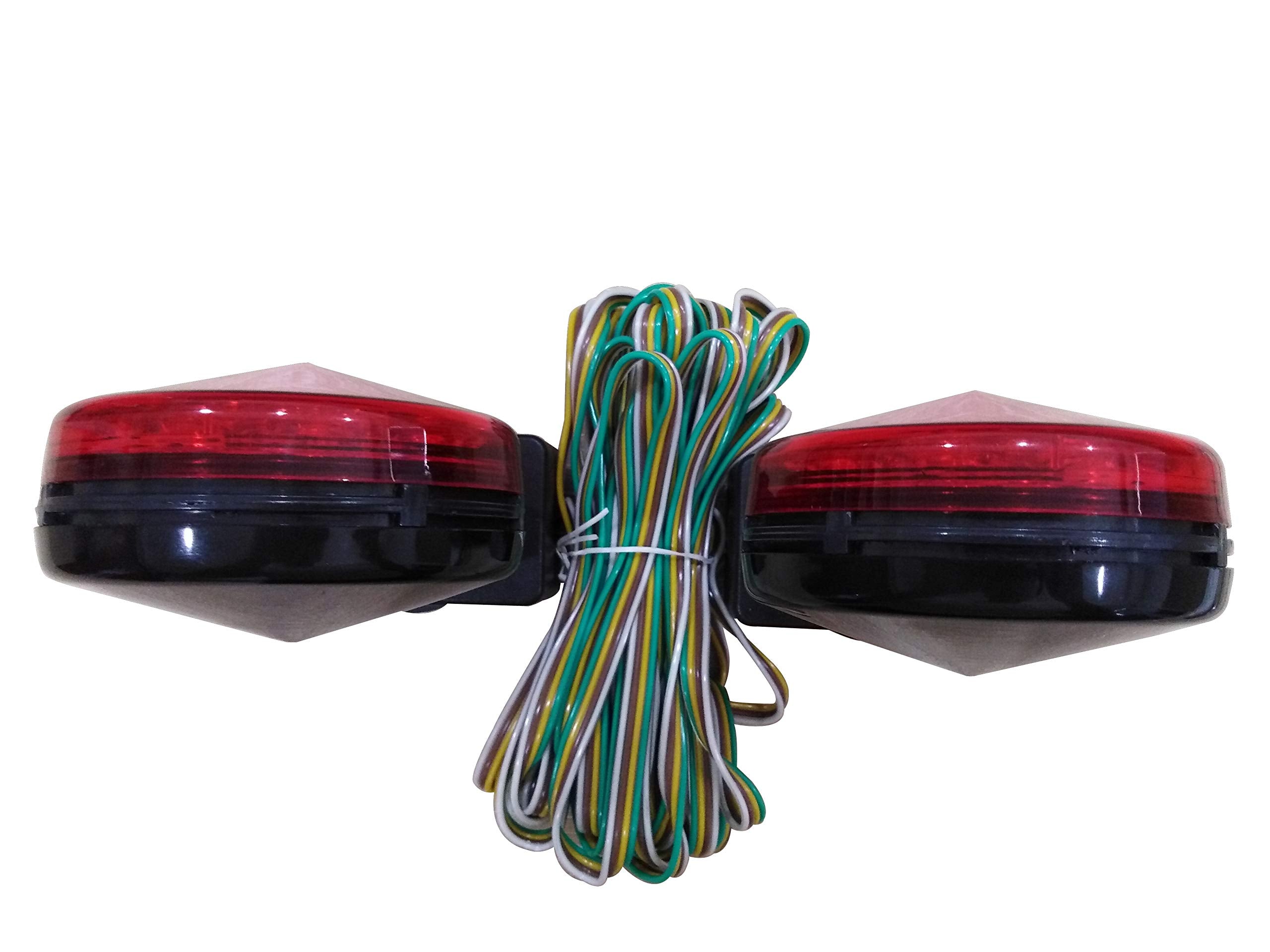 MAXXHAUL magnetic towing lights for trailers, trucks, and RVs provide portable lighting.