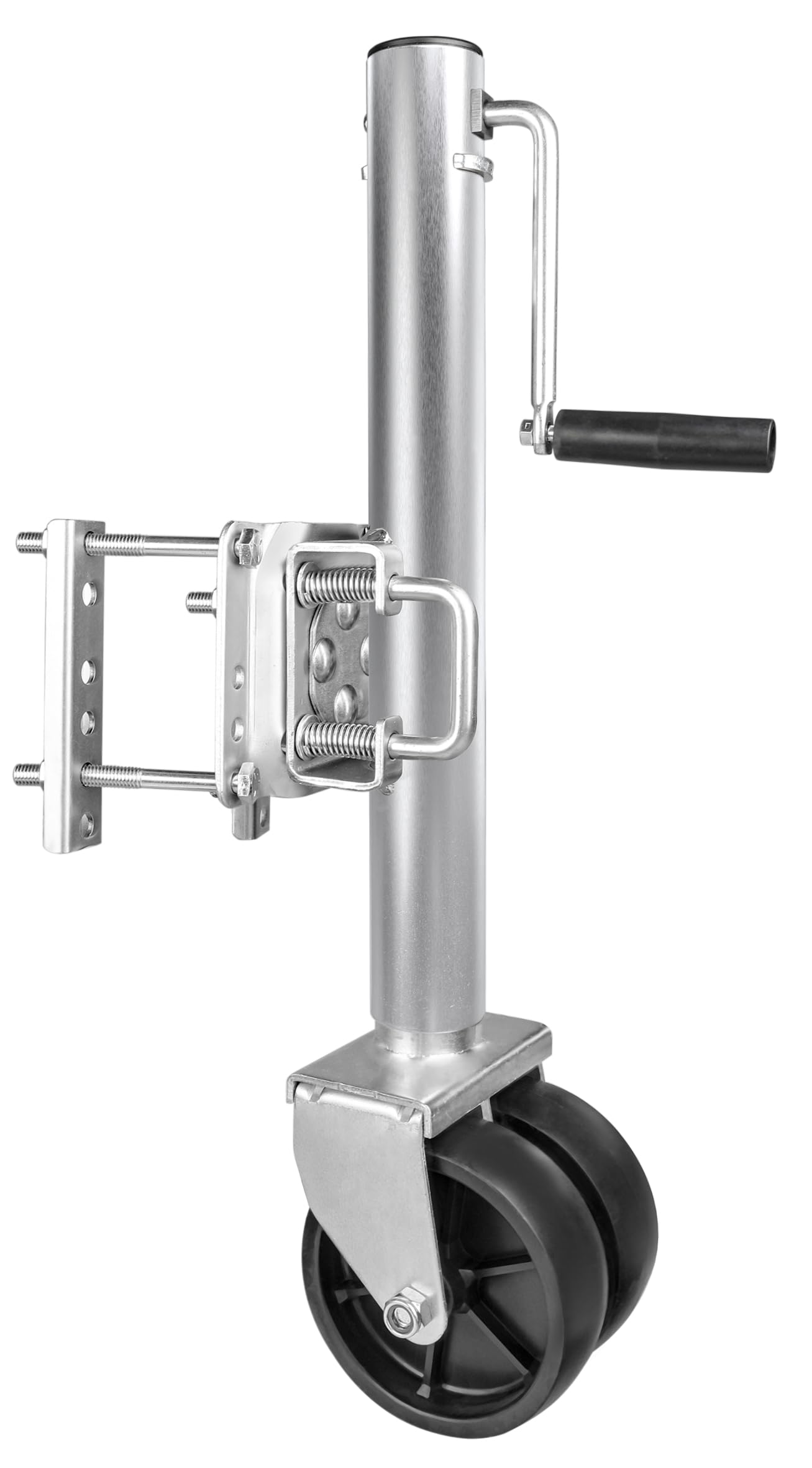 MaxxHaul trailer jack showing 11-1/2 inch lift for easy height adjustment.