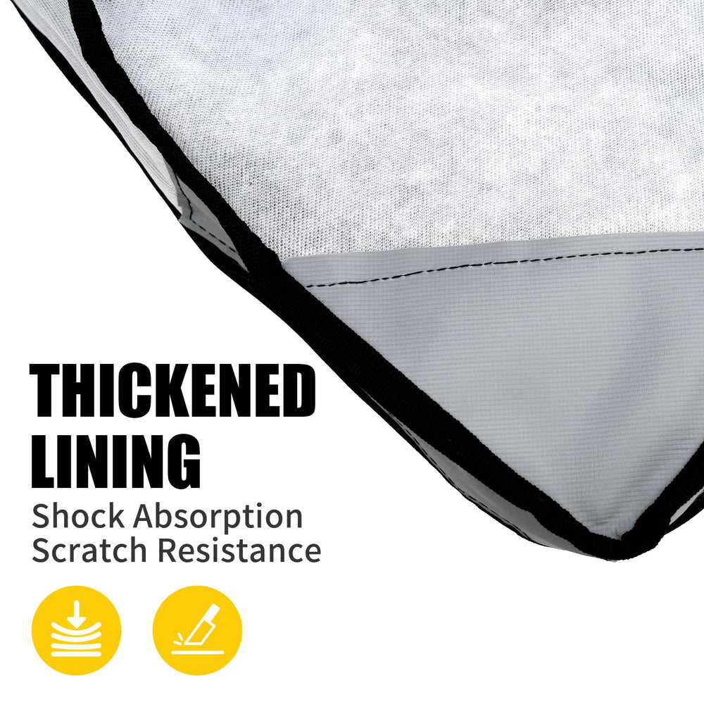 Maxzina oxford cloth close-up highlights durable fabric and soft lining.