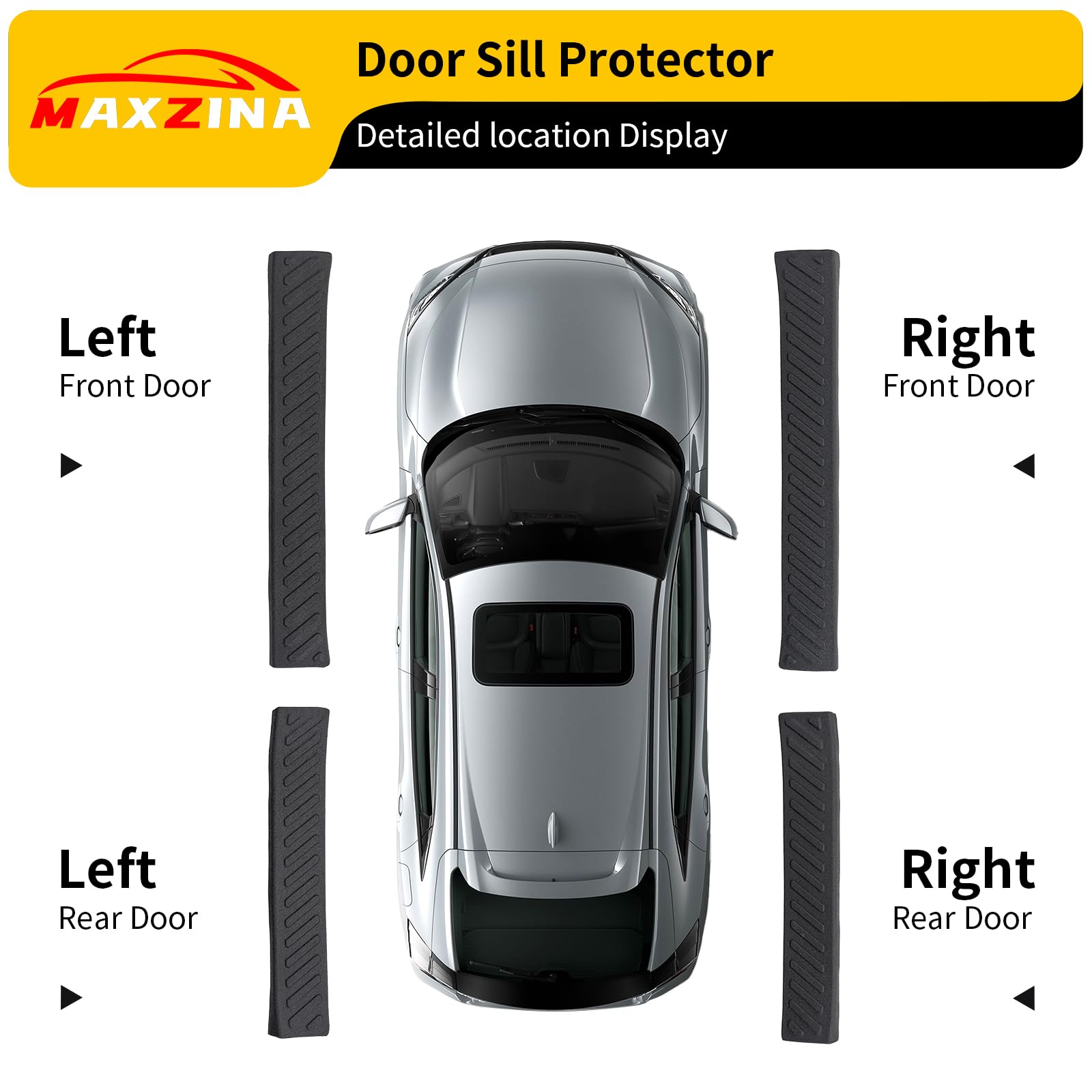 Maxzina compatible with Pilot and Ridgeline, enhances clean, polished look.