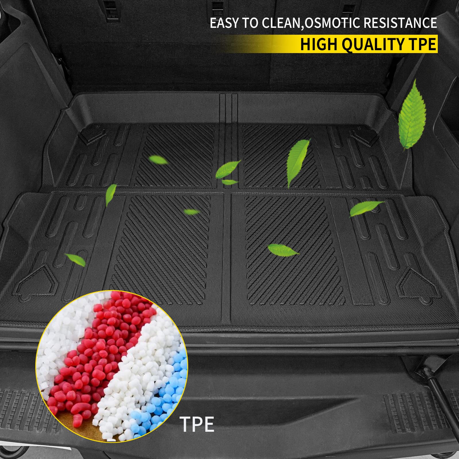 Maxzina cargo mat Bronco easy-clean surface cleans with a wipe or rinse.