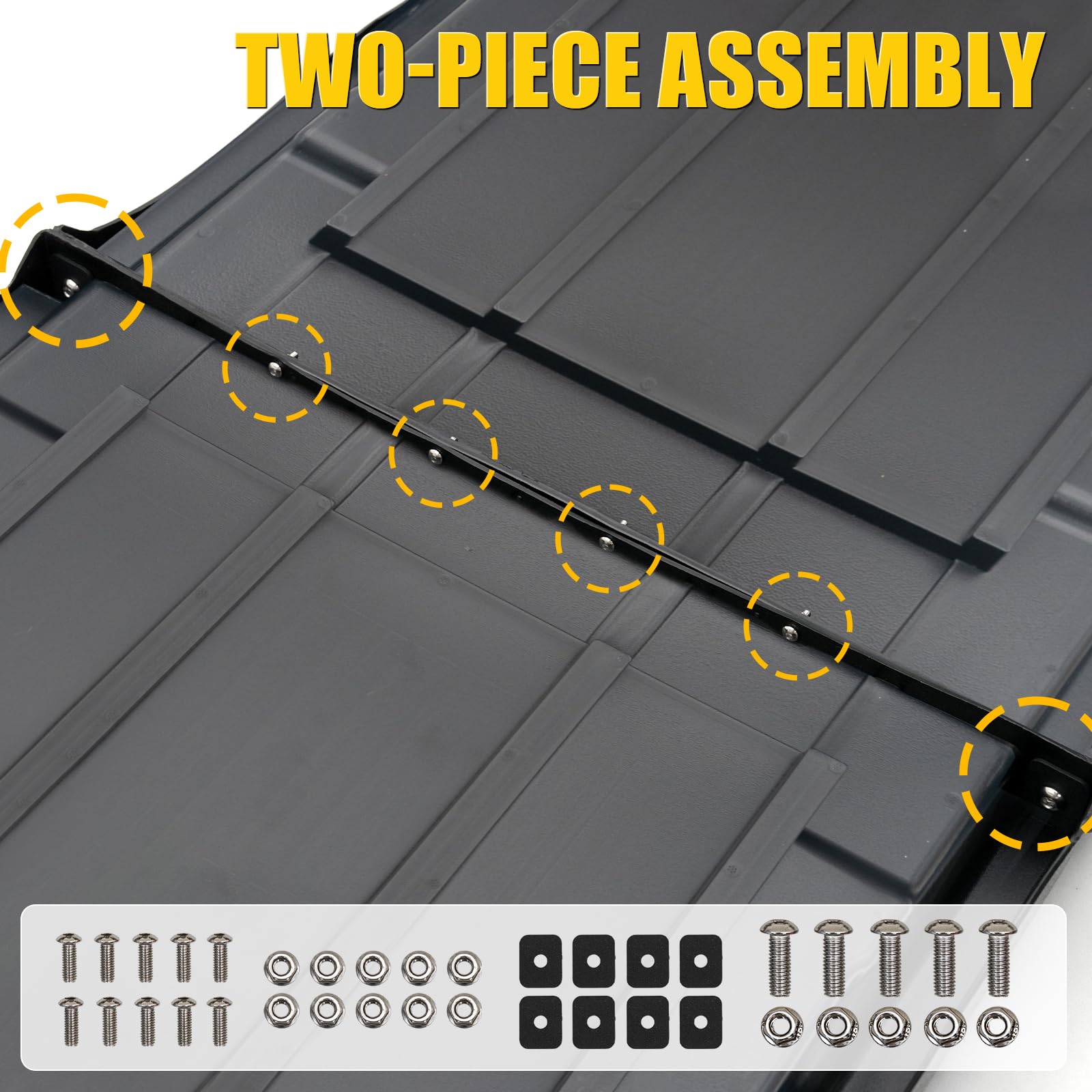 Maxzina cargo tray with tie-down straps ready for secure loading.