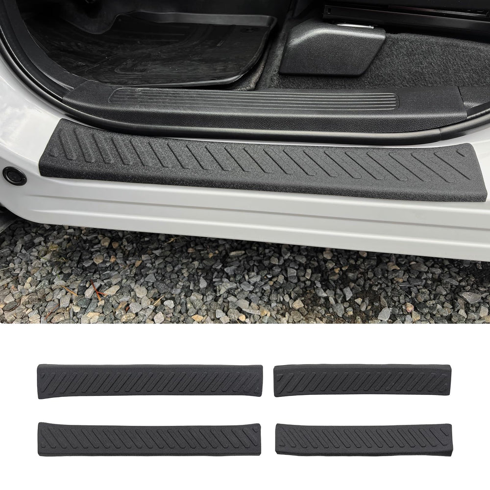 Maxzina door sill protector for Honda Pilot guards entry from scratches and dirt.