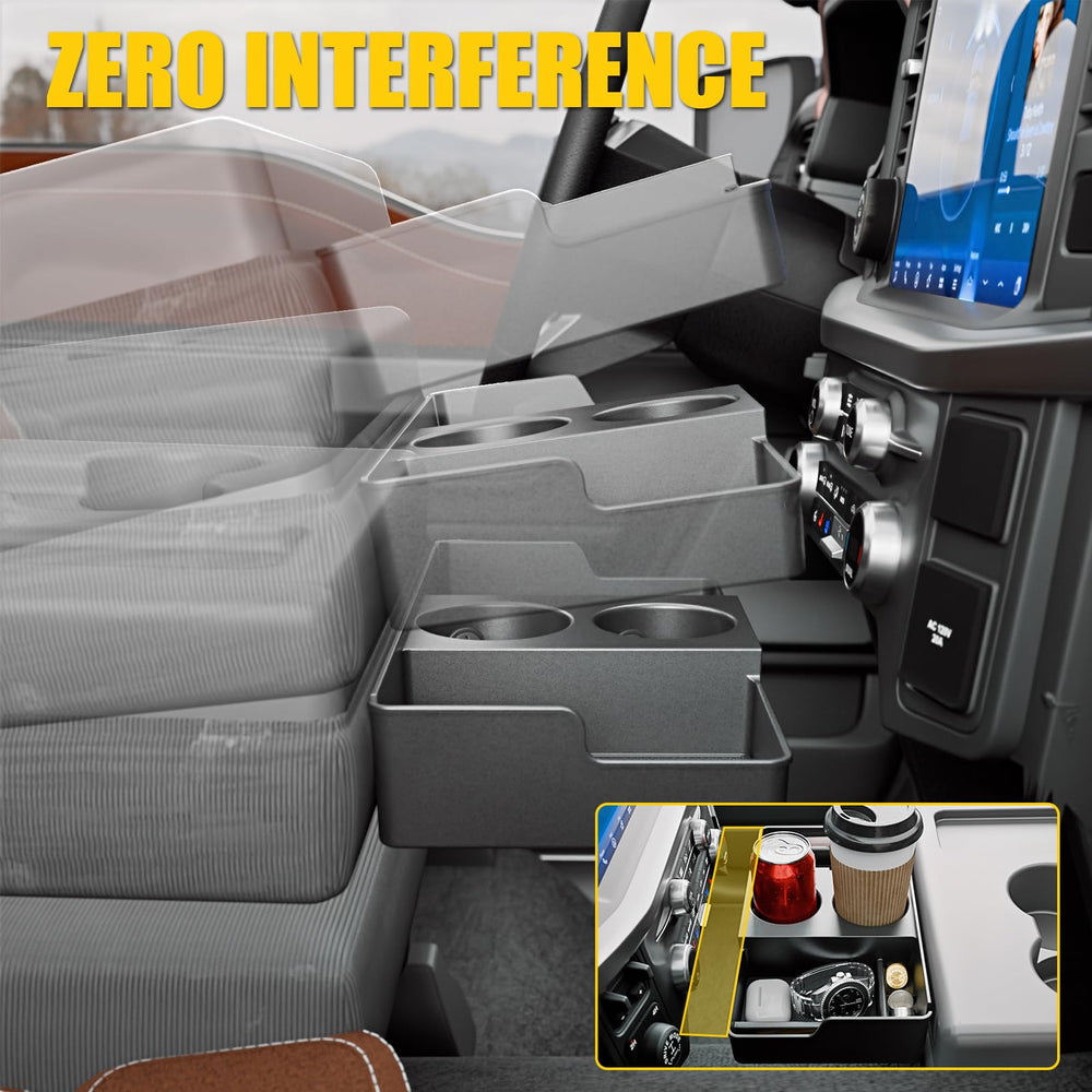 Maxzina compatible with Ford F-Series jump seat consoles (2011-2026)