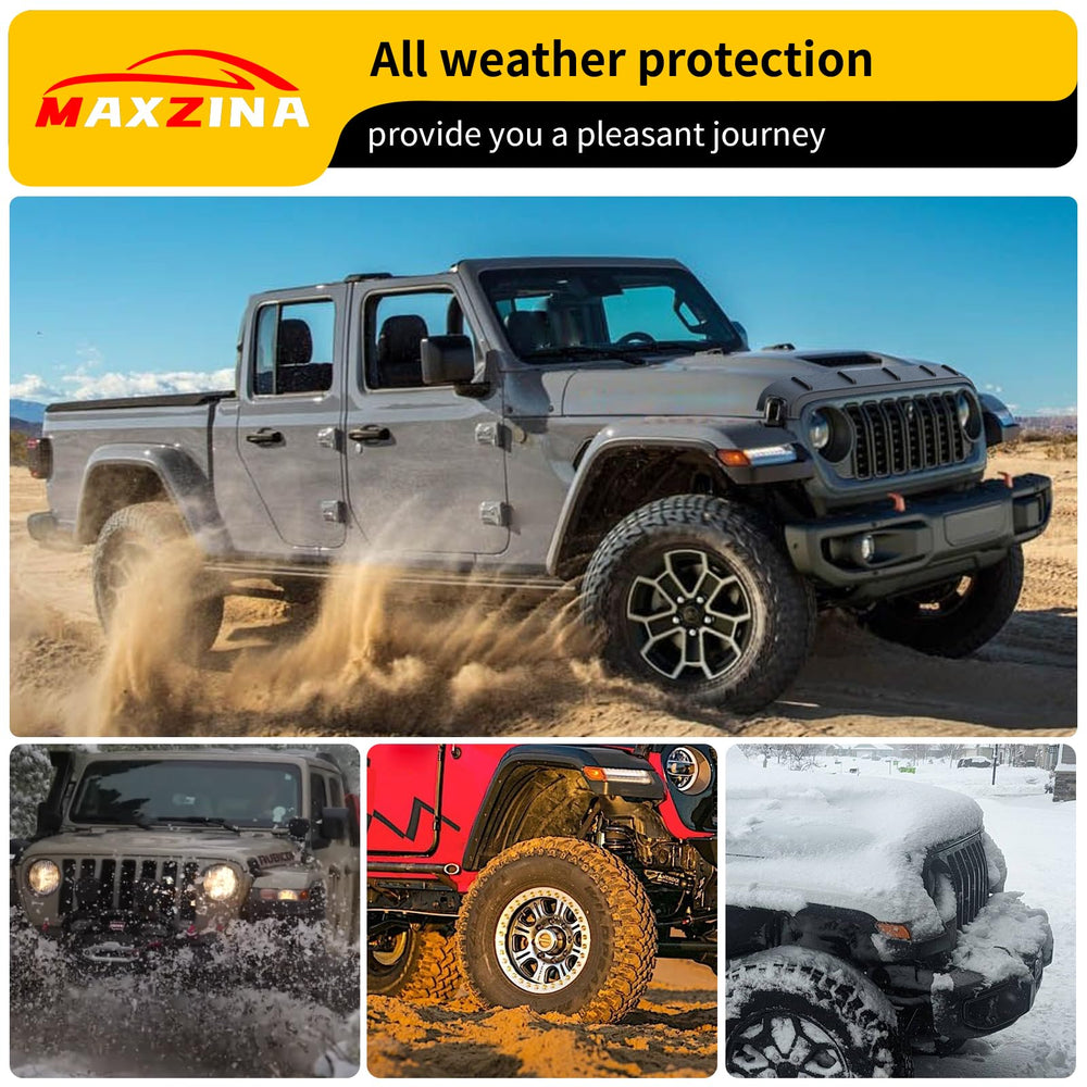 Maxzina warranty-supported hood shield offers peace of mind after quick shipping.