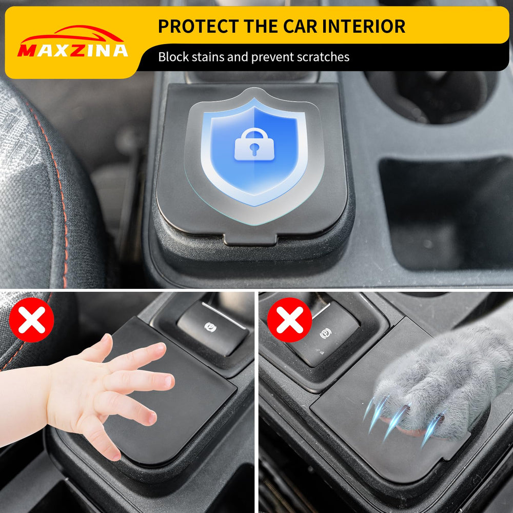 Maxzina Maverick button cover resists wear and is easy to clean.