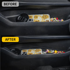 Maxzina silicone console organizer for F-150 is waterproof and easy to wipe clean