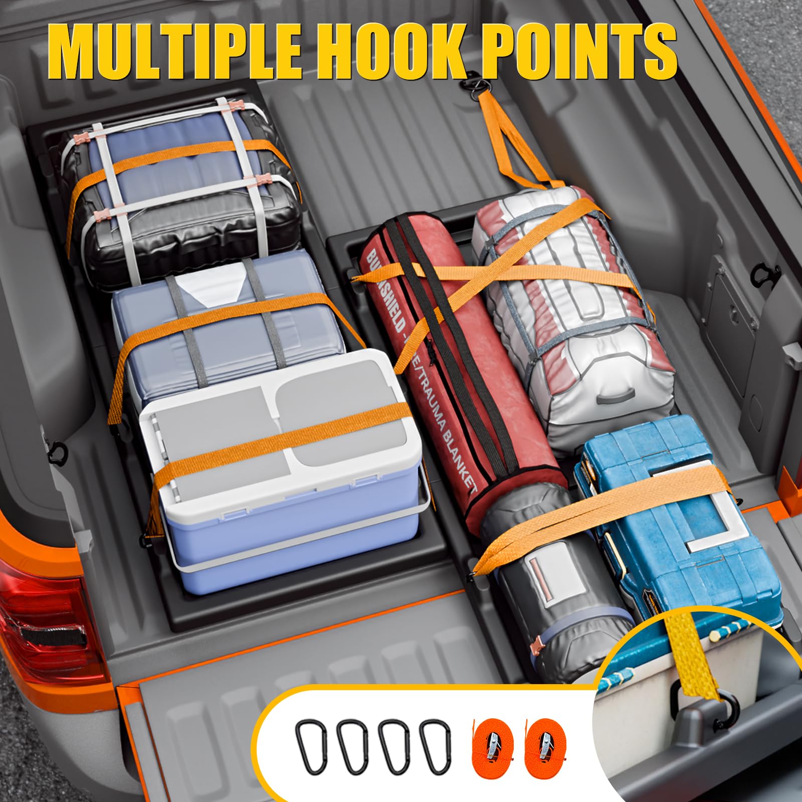 Maxzina UV-protected trays endure sun exposure during long trips.