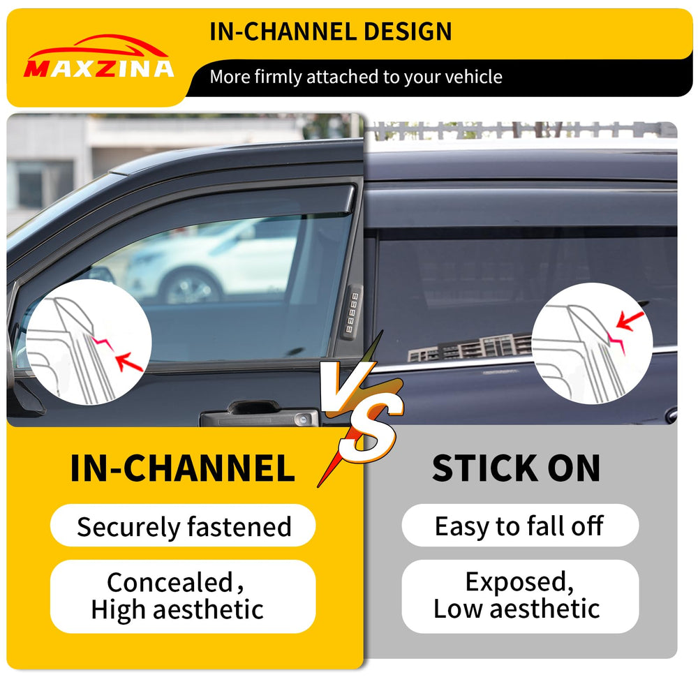 Maxzina installation closeup shows in-channel fit with secure clips