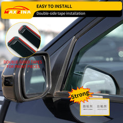 Maxzina visor rain guard for Ford Maverick rear-left reduces debris and moisture