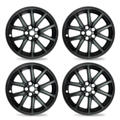 Mayde 18-inch Tesla wheel cover front view adds style and rim protection.