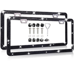 MAYEHAY black tire valve caps complete the bling aesthetic and protection.