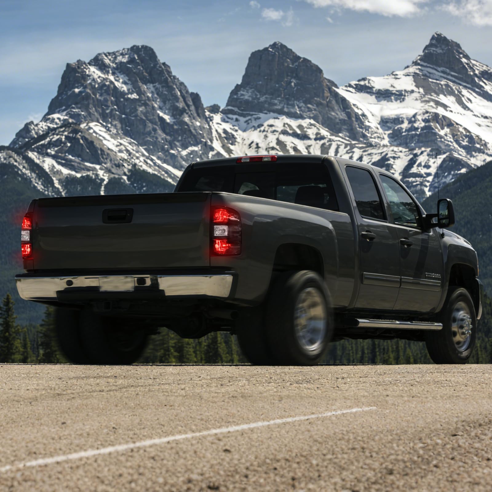 MAYELLO automotive taillights enhance nighttime cues with clear red signal retention.