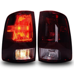 MAYELLO smoked red tail lights for Ram enhance rugged styling with included bulbs