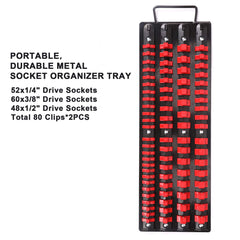 Mayouko clip 1-4 inch sockets close-up demonstrating dense capacity