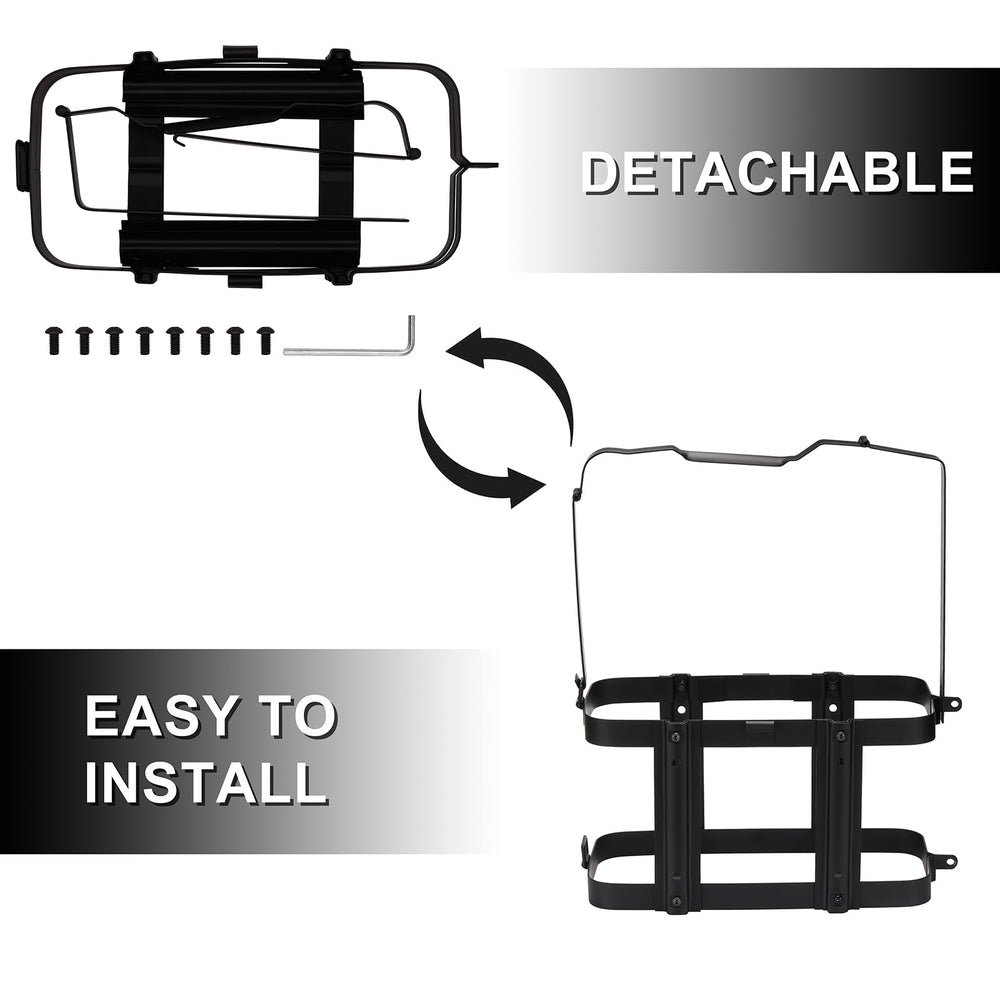 Mayouko detachable carrier mount with stainless screws simplifies installation
