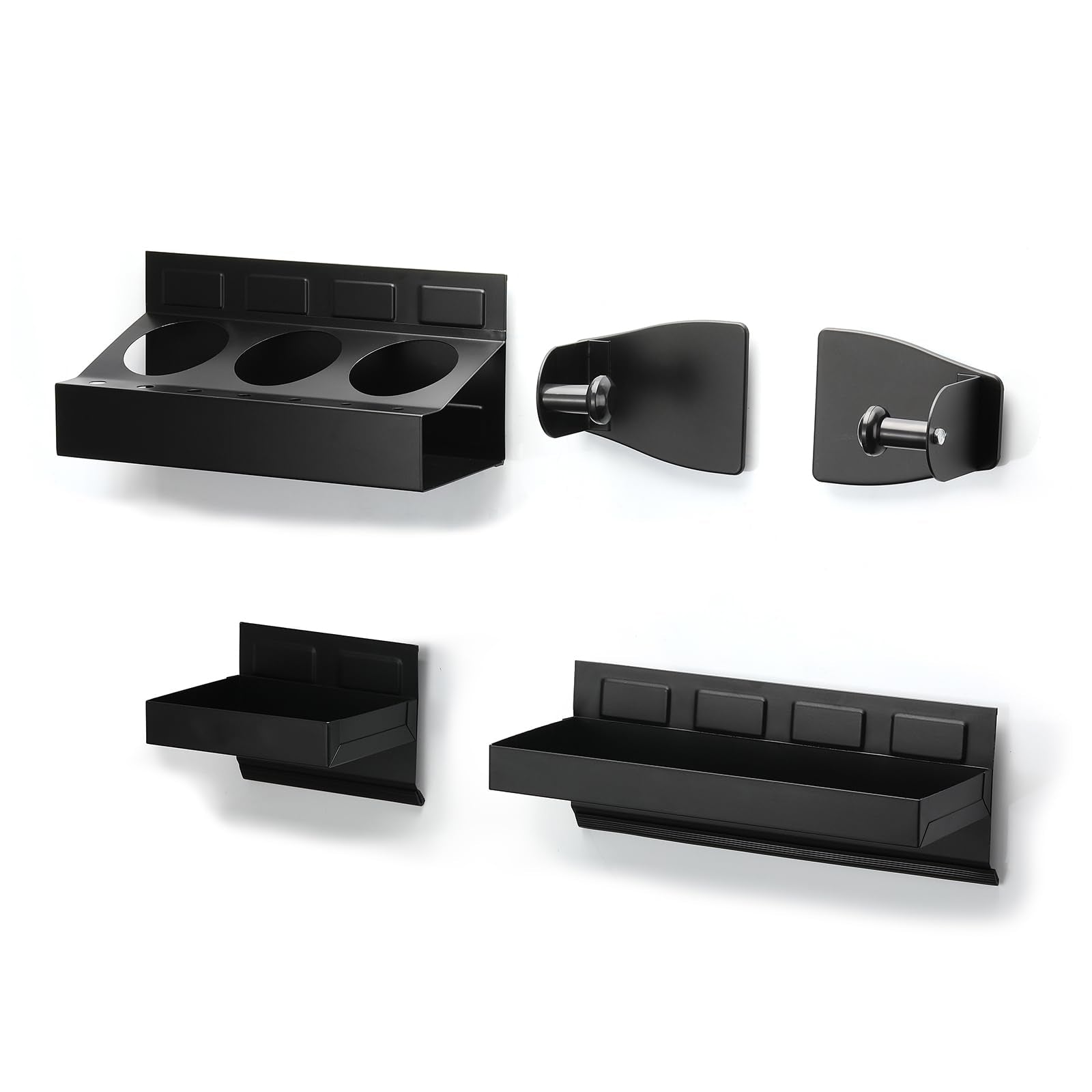 Mayouko magnetic toolbox shelf attached to metal surface for quick access and tidy workspace