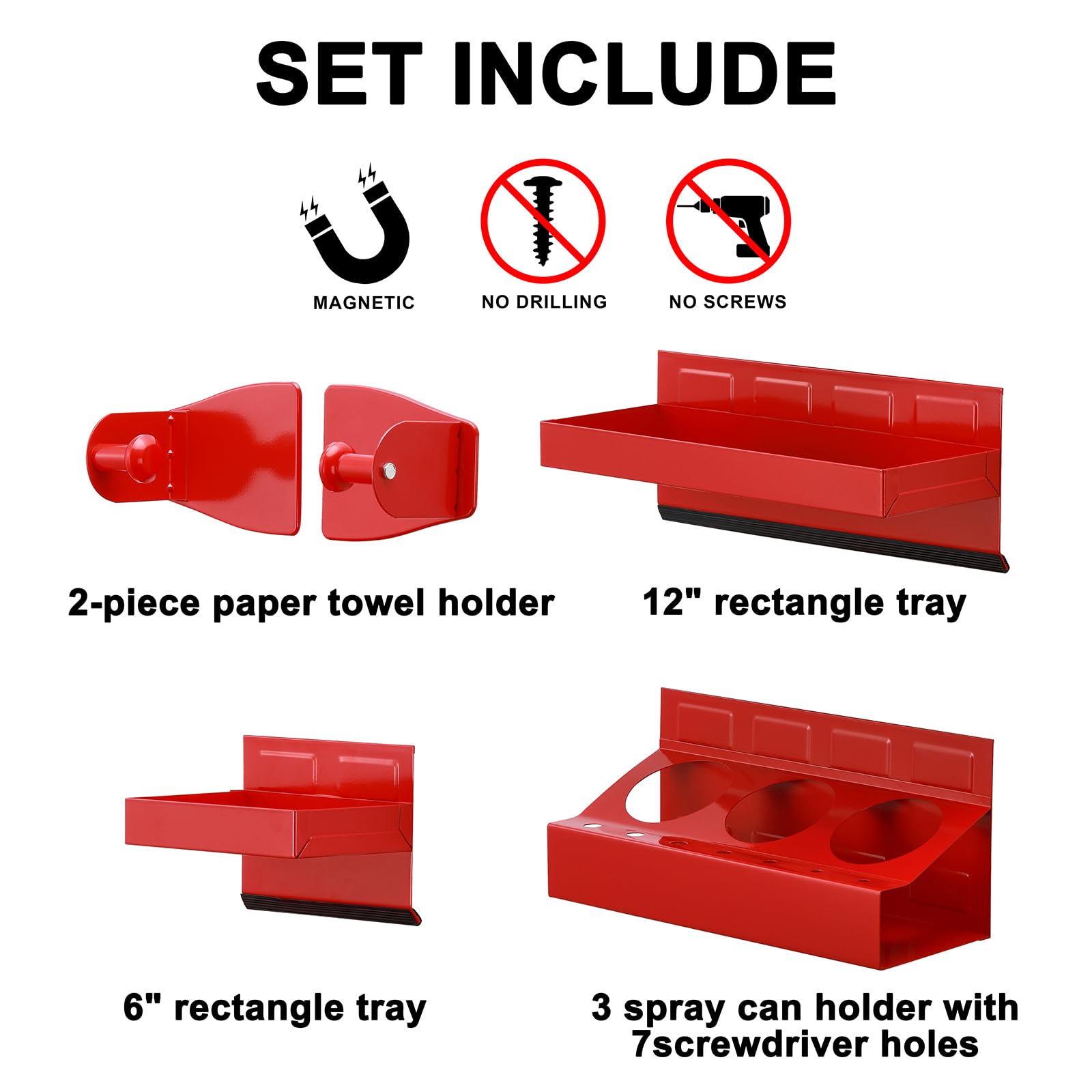 Mayouko rectangle tray 6-inch keeps small tools within reach