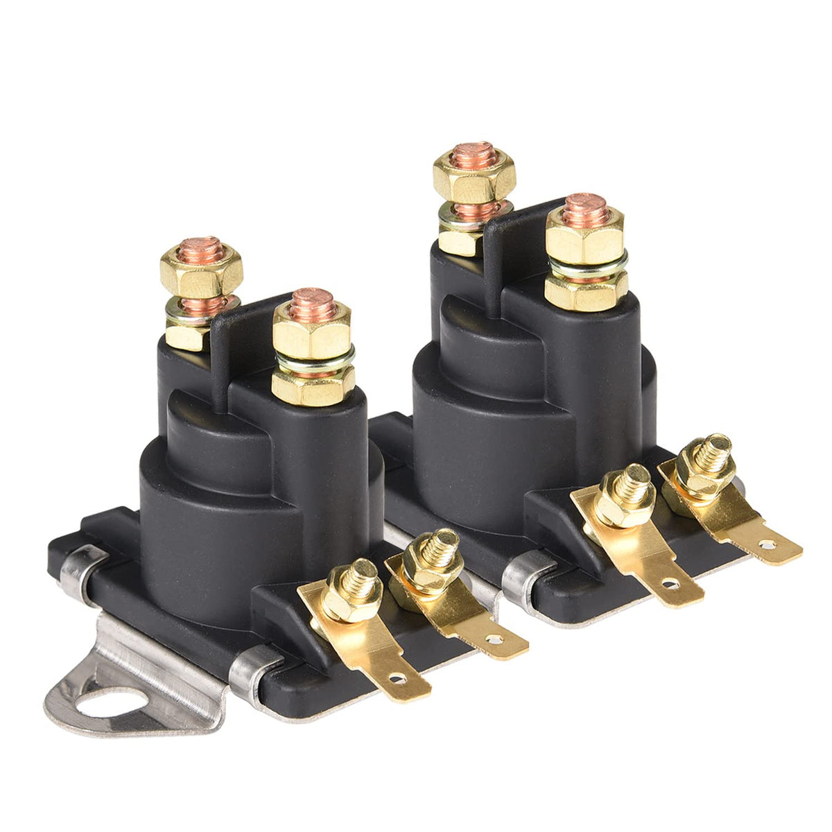 MaySpare 2-pack 12V power trim solenoid, top view, reliable trim control