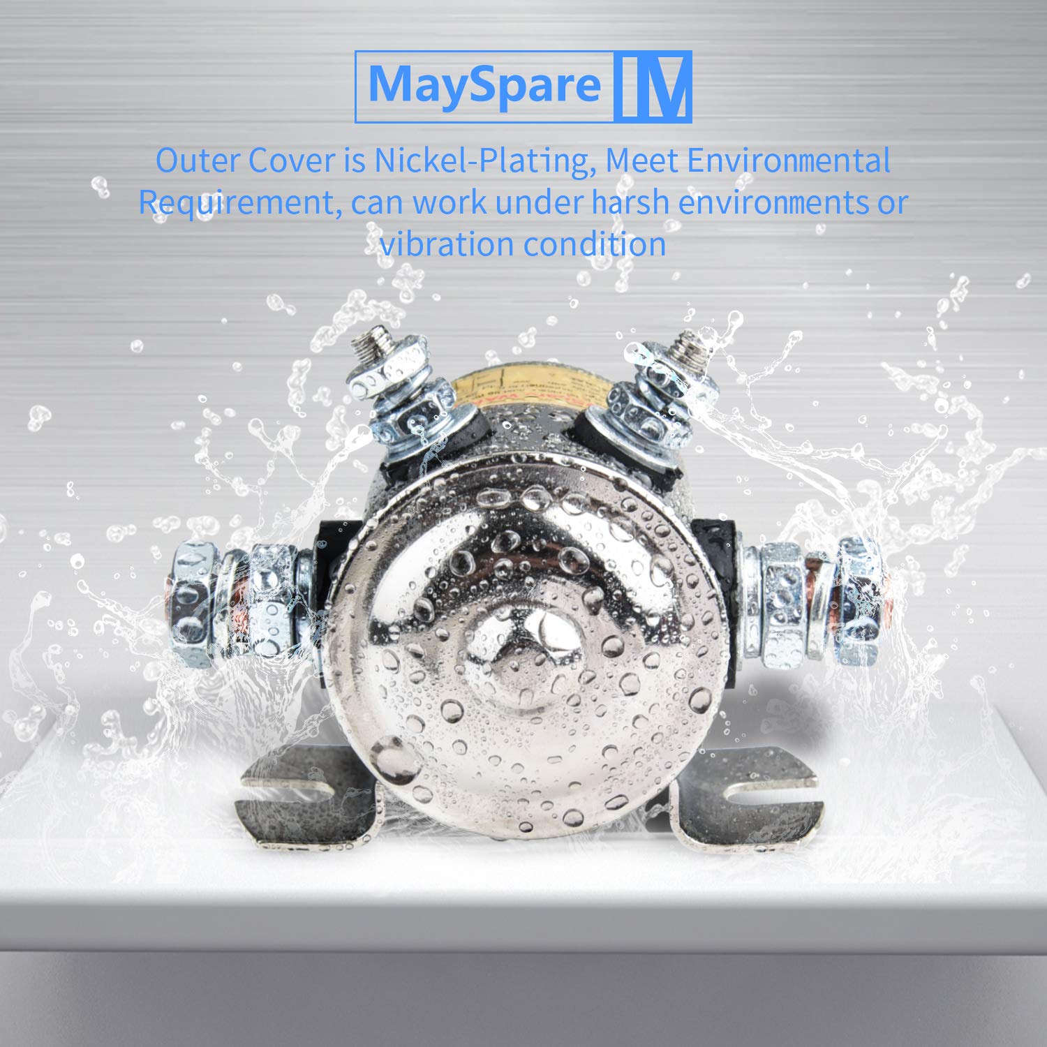 MaySpare nickel-plated cover enhances corrosion resistance and shine