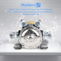 MaySpare nickel-plated cover enhances corrosion resistance and shine