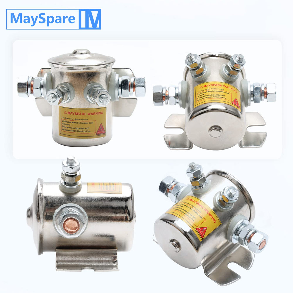 MaySpare solenoid bracket straight SPST mount with precise hole spacing for secure installation