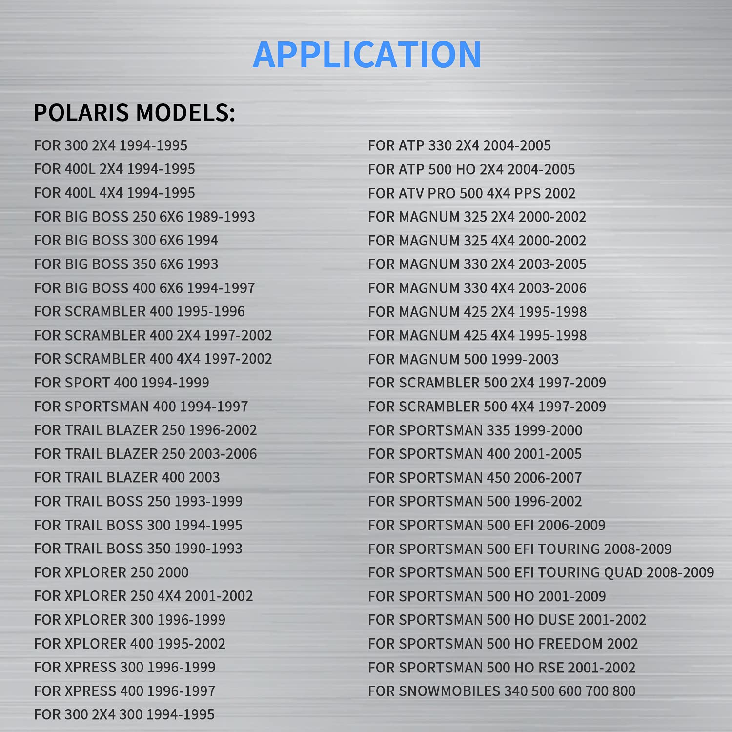 MaySpare compatible models badge highlighting Polaris Sportsman compatibility.
