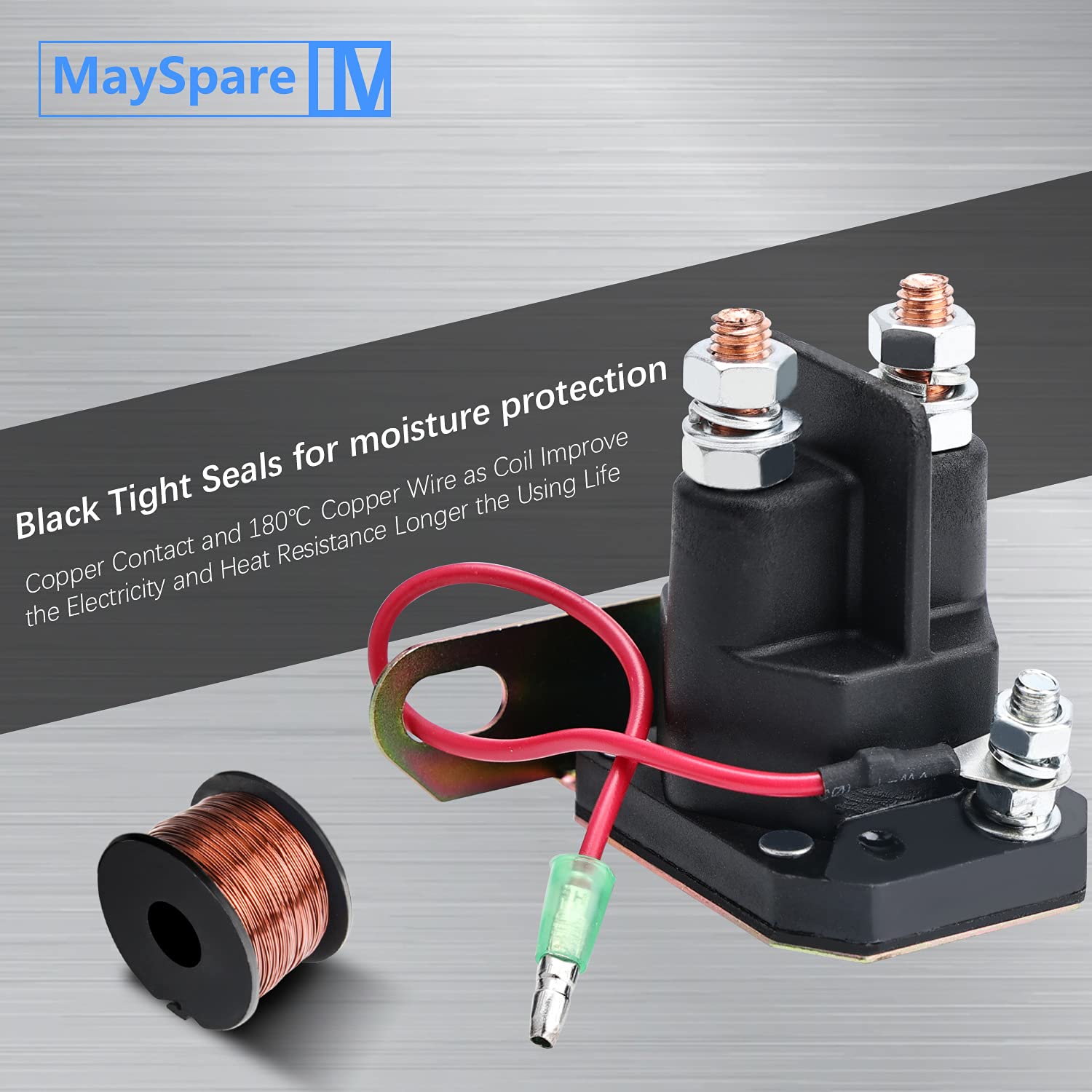 MaySpare durable plastic shell detail emphasizing heat resistance and longevity.