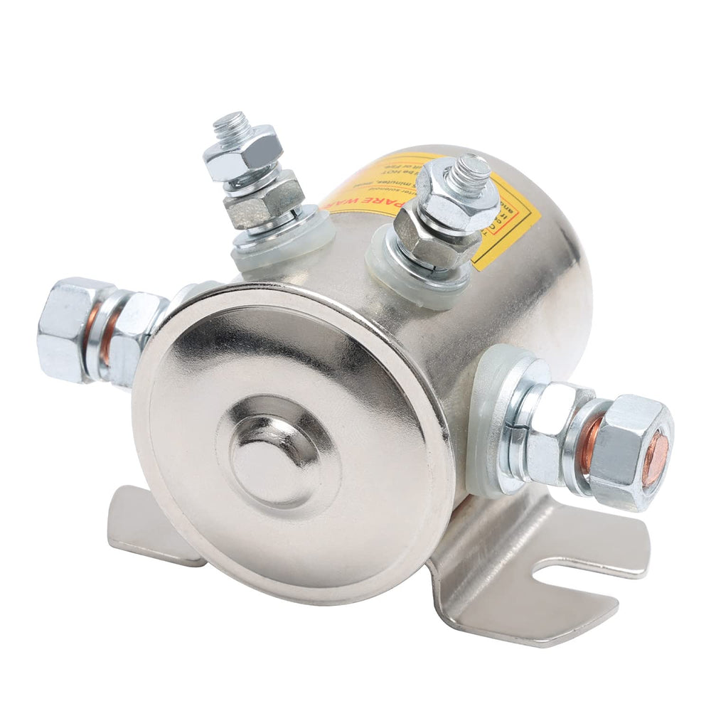 MaySpare Upgrade Max 300A solenoid nickel-plated cover showing rust resistance for outdoor use