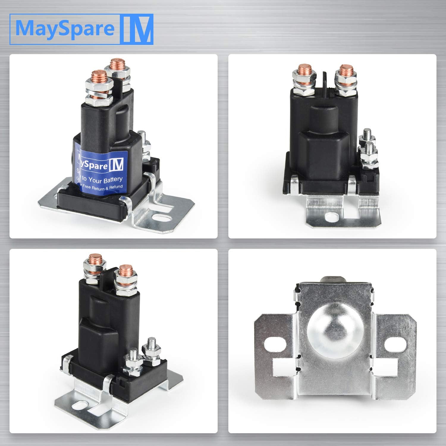 MaySpare white relay casing labeled for quick identification
