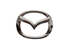 Mazda front logo emblem, authentic OEM badge for exact fit and restored branding.