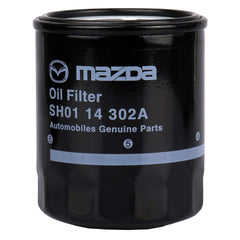 Mazda SH01-14-302A filter side view showing compact design
