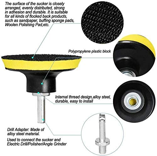 MB Stone Care white pad 5inch supports even final polishing on granite surfaces.